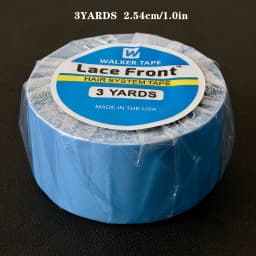 0.8cm/1.0cm/1.27cm/2cm/2.54cm Width Walker Lace Front Tape 3Yards Waterproof Strong Hold Tape for Lace Wigs