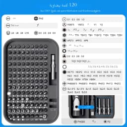 130 in 1 Precision Screwdriver Set Portable Hand Tool Kits Magnetic Bits Mine Small for Xiaomi Mobile Cell Phone PC Watch Repair