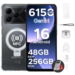 DOOGEE Note56 Plus VIP Edition Android 16 Gemini AI "battery 6150 mAh 48 Go RAM (6 + 42) 256 Go ROM Mobile Phone