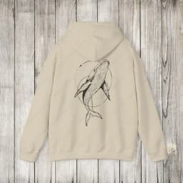 Whale Fish Sea Life Hoodie Pullover for Ocean Lovers Men Women Gift Diving Coconut Beachy Girl Autumn Fashion Sweatshirt Gifts