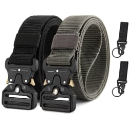 Men's Belt Outdoor Hunting Tactics Belt Multi functional Buckle Nylon Belt High Quality Marine Corps Canvas Belt 125cm