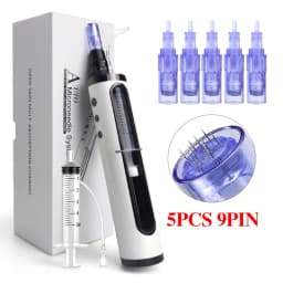 Hydrapen Microneedle Beauty Hydra Derma Pen with 5 Adjust or 12pin 24pin 36pin 42pin Rouna Nano 3D 5D Cartridge Skin Care Tool