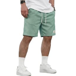 Mens Summer Solid Color Casual Shorts and Lightweight Beach and Fitness Bottoms Loose Fit Work Gym Shorts for Everyday Wear