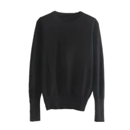 KEYANKETIAN Women's O-Necked Long Sleeves With Buttons Pullover Sweater Female Casual Solid High-Stretch Shirts Chic Ladies Top