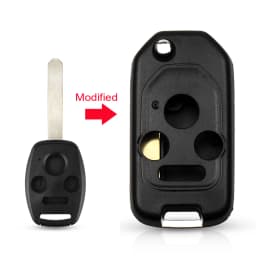 KEYYOU 2/3/4 Button Flip Folding For Honda Accord CRV Pilot 2007 2008 2009 2010 2011 2012 2013 New Modified Car Key Remote
