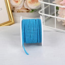 RESEN New Arrival 2mm Rhinestone Cup Chain with Colorful Bottom Sew On Stone Chain Trim Glue On Acrylic Rhinestone Banding Trim