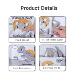 0-12Months Soft Baby Books 3D Touch Feel High Contrast Cloth Book Infant Early Learning Toy Toddlers Sensory Activity Cloth Book