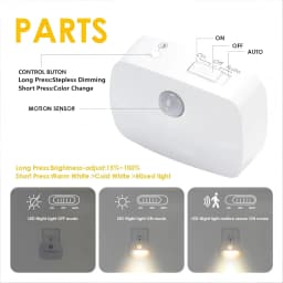 1/2/4pcs LED Night Light US EU Plug in Motion Sensor Light 220V 110V Wall Lamp for Home Hallway Stair Kitchen Bedroom Night Lamp