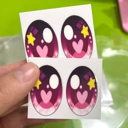 38cm Mokoko Eye Stickers For Labu Eye Makeup Color False Eyelash Customization Gorgeous And Exquisite Periphery Stickers
