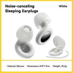 Essager Silicone Ear Plugs Sleep Noise Reusable Earplug with Storage Case Soft Anti Noise Earplug for Sleep Concerts Travel Work