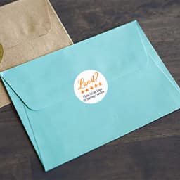 50-500pcs Please Leave a Review Sticker for Small Business Package White Thank You Sticker 5 Stars Feedback Stickers Stationary
