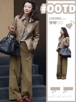 Lightweight Short Padded Jacket Women's Collar Cotton Coat Loose Fit Warm Cotton Outerwear Spring 2026 New Style