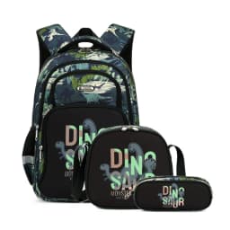 Cartoon Unicorn 3 Piece Set School Bags For Girls Boys Kids Space Backpack Primary School Students Backpack With Lunch Box