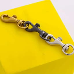 5pcs Metal Swivel Lanyard Snap Hook, Key Chain Swivel Hook Lobster Claw Clasp