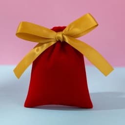 50Pcs Jewelry Thick Velvet Drawstring Bag Ribbon Bowknot Pouch Cosmetic Keychain Watch Bracelet Wedding Candy Sunglasses Storage