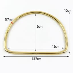 2/4/10Pcs Metal D Ring 9/11cm Bag Handles Purse Frame Women's Handbags Woven-bag Handle DIY Hardware Accessories Making Bags
