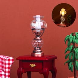 1:12 Dollhouse Miniature LED Light Candlestick Lamp Desk Lamp Home Lighting Model Furniture Decor Toy Doll House Accessories