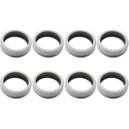 8PCS/Set Silicone Suitcase Wheels Protection Cover with Silent Sound Reduce Noise Trolley Box Luggage Caster Shoes Casters Cover