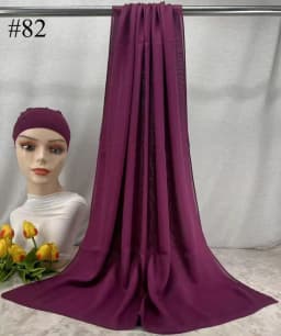 Mini Modal Hijab with Undercap Set Basic Stretchy Pullover Headscarf Thin Breathable Sunscreen Head Wrap Hijabs Scarf 165*50cm