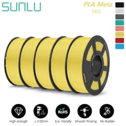 SUNLU 5KG 3D Filament High Speed PLA/PLA META/APLA/PLA MATTE 1.75mm 5Roll 1KG 3D Printer Filament for 3D Printer