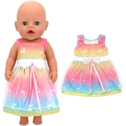 43cm Baby Doll Clothes Animal Romper 17 inch Dolls Clothes Children Xmas Gift Toys Wears