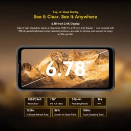 Blackview Fort 5 Rugged SmartPhone 6.78-inch 2.4K 120Hz Display 108Mp Camera IP68&IP69K ultralight Rugged Phone