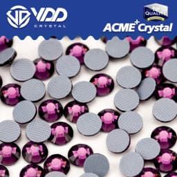 VDD Multi-color ACME+Series Top Quality Glass Hot-Fix Rhinestones Crystal AB Flatback Glitter Strass Stones For Fabric Garment