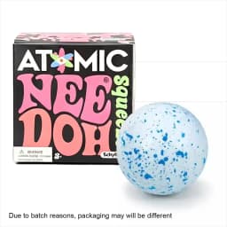 Needoh Snow Ball Crunch Squeeze Stress Ball Fidget Toy Soft Quick Rebound Flour Filling Non-toxic Anxiety Relief Autism ADHD Toy