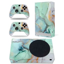 For X-box Series S Console and 2 Controllers Skin Sticker Killer Design Protective Vinyl Wrap Cover Full Set Xbox Series S