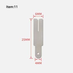 50pcs 18650 Lithium Battery Nickel Sheet Polygonal Battery Nickel Sheet For Spot Welding Machine Batteries Connection Sheets
