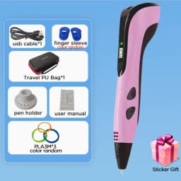 New 3D Pen 3D Printing Pen for Children 1.75mm PLA Filament DIY Drawing Birthday Christmas Gifts for Kids