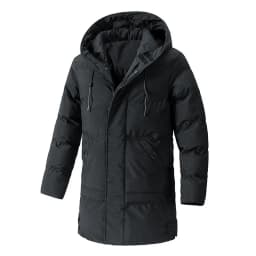 Men's Winter Hooded Puffer Parka Plus Size 7XL 8XL Thermal Warm Windbreaker Coat Mid-Long Heavyweight Casual Outdoor Jacket
