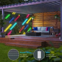 Christmas Gifts!! Smart Curtain Lights with APP Control Music Mode IP65 Waterproof Outdoor Christmas Lights Home Decor