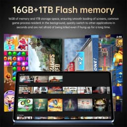 CHOTOG NEW Pad 7s Pro 10000mAh Tab 5G Dual SIM Card Tab PC 10.1HD Screen Tablet 22GB+2TB Children's Tablet Android 15 Global Version Tablets
