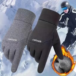 2026 High Quality Winter Men's and Women's Warm Gloves Plush Outdoor Sports Windproof and Cold Proof Bicycle Gloves