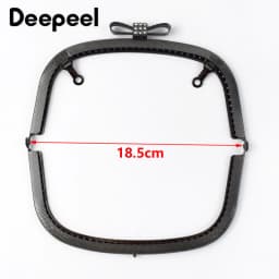 2/5Pcs Deepeel 18.5cm Embossed Bow Head Kiss Clasp Purse Frame Bags Brackets Metal Hardware Wallet Handbag Sewing Accessories