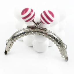 2/5/10Pcs 85mm Embossed Metal Bag Handle Color Bead Coin Purse Frame Kiss Clasp Handbag Wallet Sewing Brackets for Making Bags