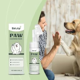 100ml Paw Cleaner Foam Dog & Cat Claw Cleaner Waterless Pet Shampoo With Brush For Rinse-Free Pet Supplies Cat Paw Deep Cleanser