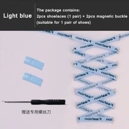 Magnetic Shoelaces Without ties Elastic No tie Shoe laces for Sneakers Lazy Shoelace Magnetic Lock One Size Fits All Kids Adult