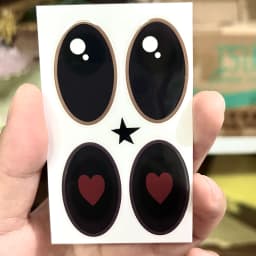 38cm Mokoko Eye Stickers For Labu Eye Makeup Color False Eyelash Customization Gorgeous And Exquisite Periphery Stickers