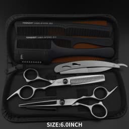 VP Professional Hairdressing Scissors Barber Set 5.5 6.0 Hairdresser Hair Beauty Scissors Set Cutting Hair Thinning Salon Tools