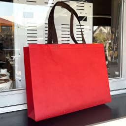 StoBag 20pcs Non-woven Tote Bags Color Fabric Portable Eco-friendly Shopping Storage Reusable Large Pouch Custom Logo(Extra Fee)