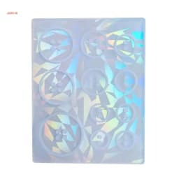 Sparkling Effect Button Silicone Mold for DIY Resin Jewelry Craft Holographic Resin Button Mold Personalized Button Mold