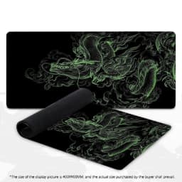 Black White Chinese Dragon Art XXL Gaming Mouse Pad Deskmat Non-Slip Rubber Keyboard Table Mat Cloud Pc Gaming Desk Mats Gamer