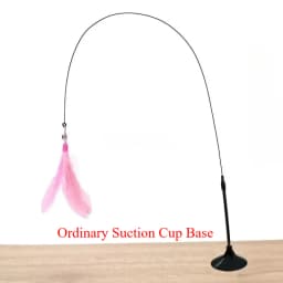 1Pc Cat Teaser Stick Interactive Toy Feather Teaser Stick Wand Pet Feather Refill Replacement Catcher Product For Cat Exercise