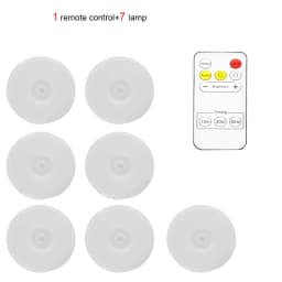 Wireless Remote Control Under Cabinet Kitchen Light USB Rechargeable Magnetic Pir Motion Sensor Night Lamp for Bedroom Wardrobe