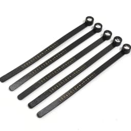 5pcs TPU Ring Sizer With Magnifier US 1-17 Ring Size Measuring Tape Finger Measuring Ruler Professional Jewelry Measuring Tool