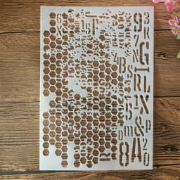 A5 21cm Cloud Layering Stencils Painting Scrapbook Coloring Embossing Album Decorative Template