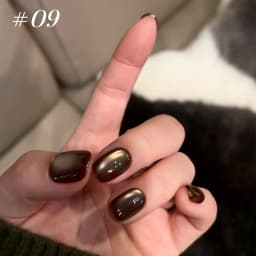 10ML 1-10PCS Winter New Style Hot Selling Black Nails Brown Nails Glass Bead Magnet Cat Eye Nail Polish Nail Set Nail Supplies