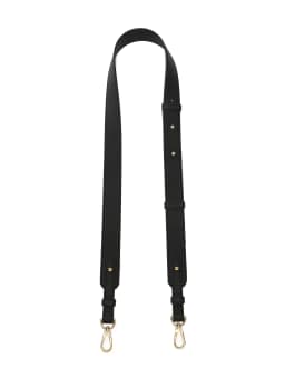 Adjustable No-Button Detachable Single Shoulder Strap Leather Bag Strap for Evelyn Basket Renovation Double-Layered Leather C...